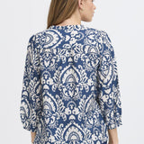 Lili Blouse (Navy)