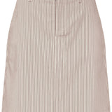 Ena skirt (beige & grey stripe)