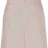 Ena skirt (beige & grey stripe)