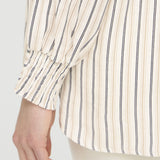 Ariana Shirt 9 -(Beige Black stripe)