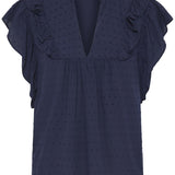 Manta blouse-(Navy)