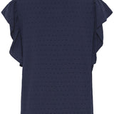 Manta blouse-(Navy)