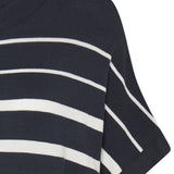 Mary Knit top (navy white)