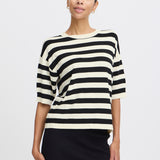 Morla T Shirt-black stripe