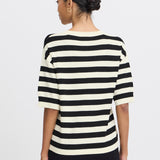 Morla T Shirt-black stripe
