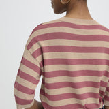 Morla T Shirt(rose pink/beige)