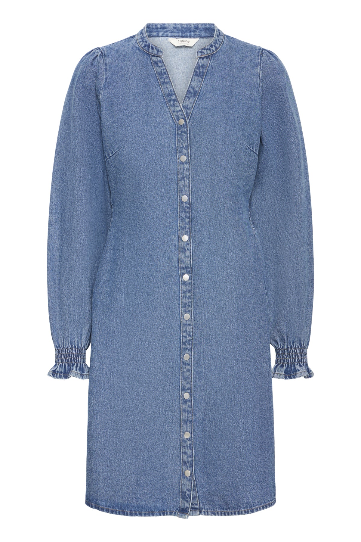 Kapuca V neck denim dress