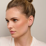 Rose Gold Crystal and Pearl Anica Studs