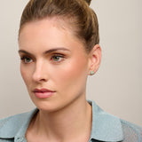 Green Crystal Flower Earring