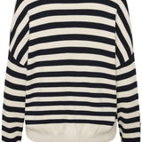 Foster V-neck jumper (Marine/Whisper white)