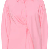 Lelo Dallas Pleated Shirt (Candy Pink)