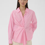 Lelo Dallas Pleated Shirt (Candy Pink)