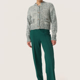 Kamelia Cardigan-green melange