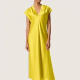Liva Midi dress-yellow