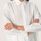JANI POPLIN Shirt-white