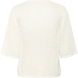 Kathryn knit short sleeve-white