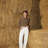 Rina Barrel Jeans (Whitecap grey)