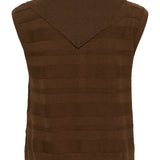 Spina Scarf Waistcoat  (Cappuccino)