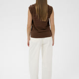 Spina Scarf Waistcoat  (Cappuccino)