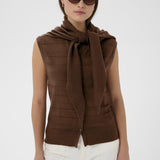 Spina Scarf Waistcoat  (Cappuccino)