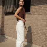 Spina Scarf Waistcoat  (Cappuccino)
