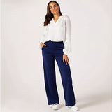 Kate Corduroy Pants(Navy)