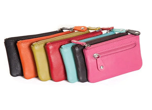 Rugged Hide Saba Flat Card Purse-6 colours