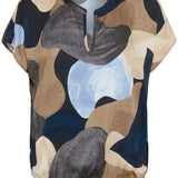 Dana Cap-sleeve-art blue