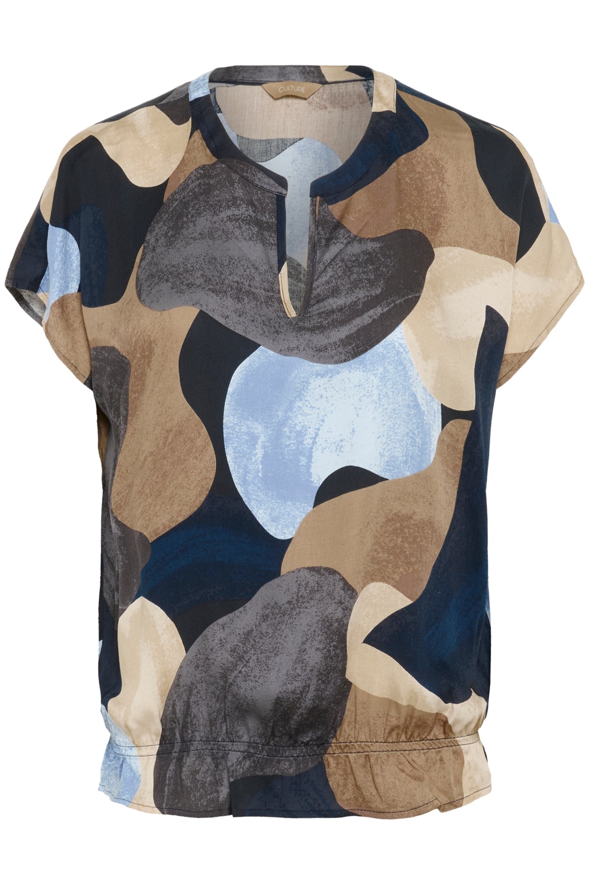 Dana Cap-sleeve-art blue