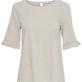 Luca blouse -sandshell