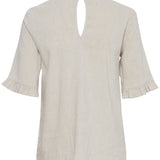 Luca blouse -sandshell