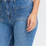 Bella bootcut jean-med blue