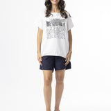 Seqin block T-Shirt (white)