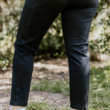 Cashew Panel Pant -Black