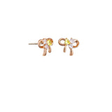 Rose Gold Small Crystal Bow