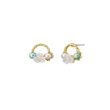 Flower Ring Bouquet earring (Green)