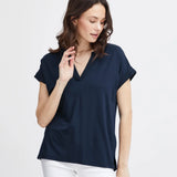 Liv T-shirt  -(Navy)