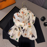 Summer scarf dog print-4 colourways