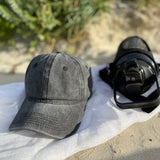 Vintage Washed Hat (Black)