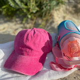 Vintage Washed Cap -  Pink