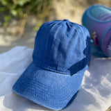 Vintage Washed Cap-ocean