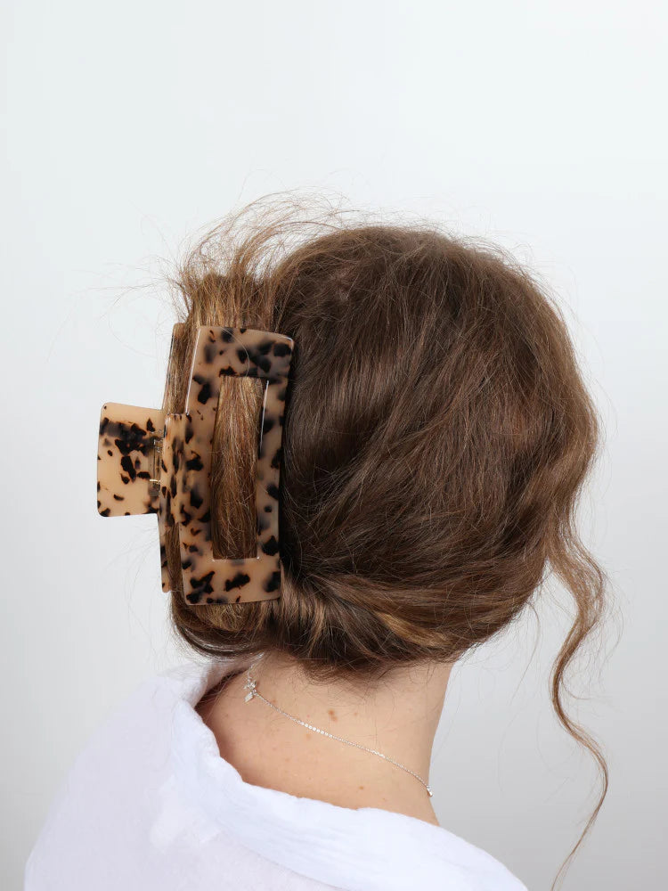 Claw Clip -Acetate Medium Elongated