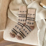 Warm Soft Cozy Thick Thermal Vintage Socks -3 colourways