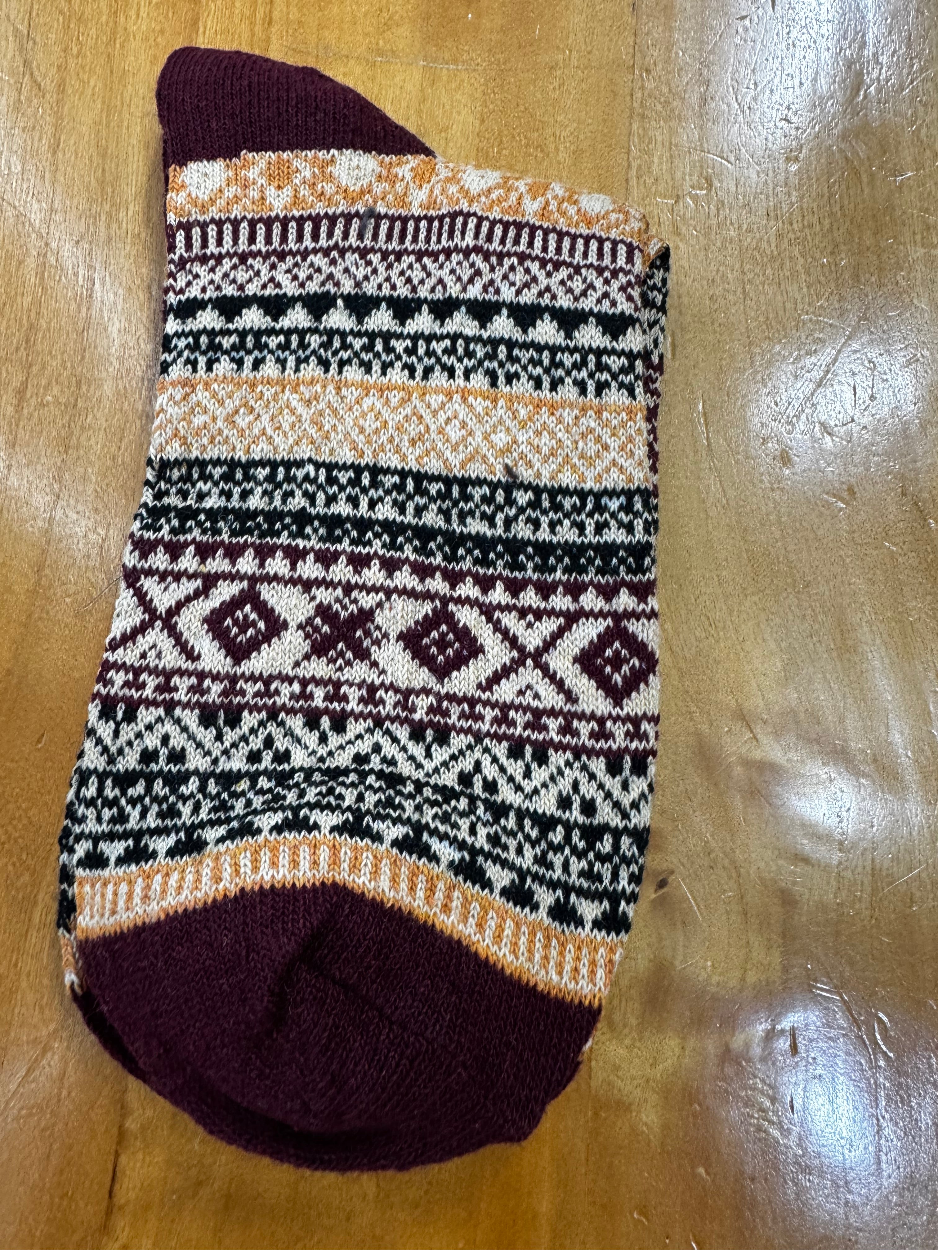 Nordic Vintage Rabbit Wool Socks-5 colourways