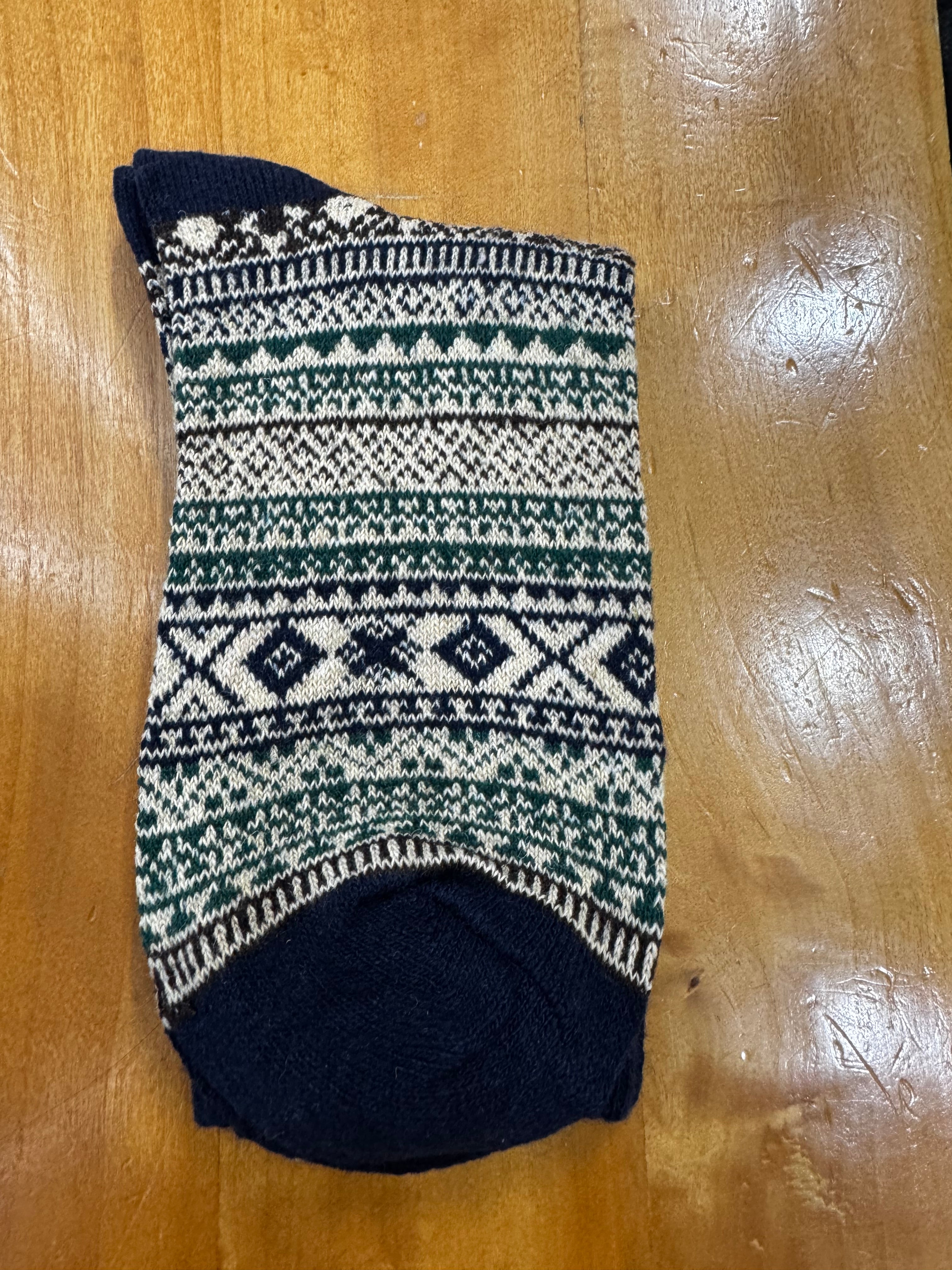 Nordic Vintage Rabbit Wool Socks-5 colourways