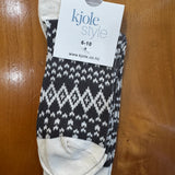 Nordic Pattern Socks (Charcoal)
