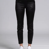 Satin Section Pant- Black