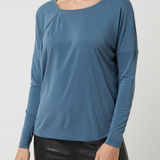Kaliffa Jersey Blouse - Blue
