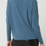 Kaliffa Jersey Blouse - Blue