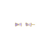 Lilac Juliette Bow Stud